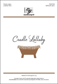 Cradle Lullaby SATB choral sheet music cover Thumbnail